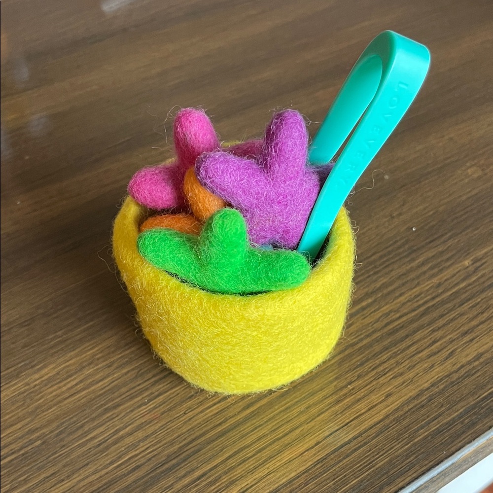 Colorful Felt Toy Set with Scoop